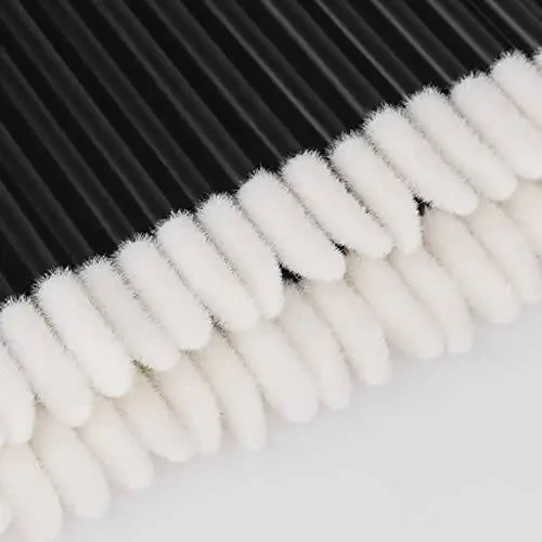 500PCS Lip Wands Applicators Disposable - Vaincre Lipstick Brush Lip Gloss Makeup Applicator Beauty Tool Kits Black - 4