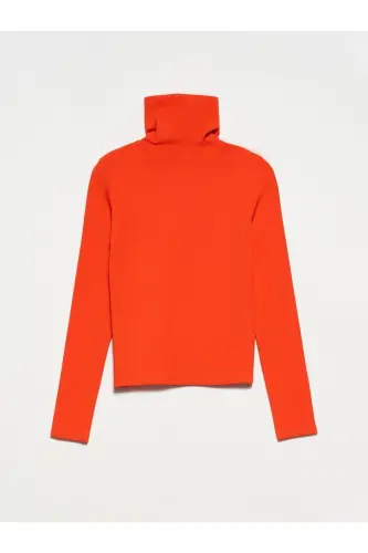 50167 Balıkçı Yaka Bluz-kırmızı-Kırmızı - DILVIN (1)