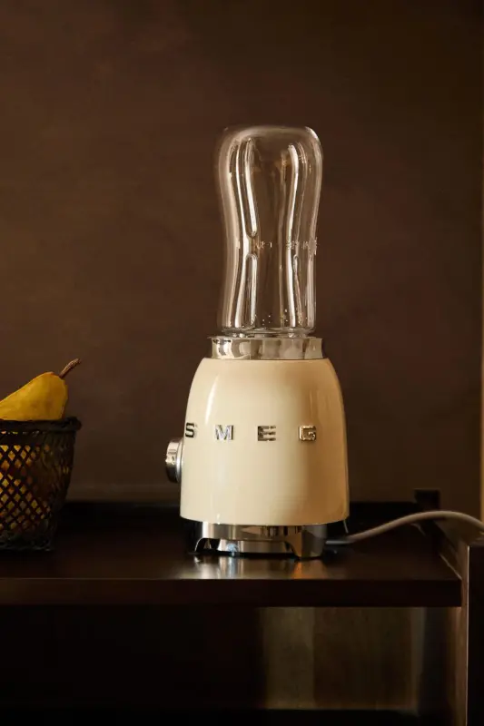 50's Style Krem Kişisel Blender - Double Botttle-Krem - SMEG