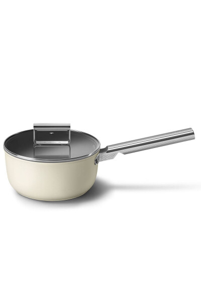 Cookware 50's Style Krem 20 Cm Sos Tenceresi-Krem - 3
