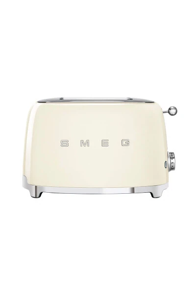 50's Style Krem Kettle - 1x2 Ekmek Kızartma Makinesi Ve Filtre Kahve Makine Seti-Krem - 5