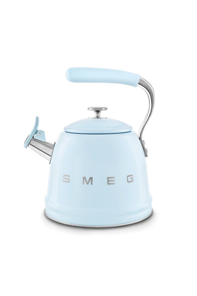 50'ler Tarzı Pastel Mavi Set Üstü Düdüklü Kettle 2.3 Lt - 15