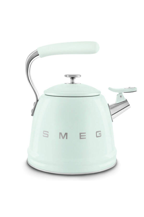 50's Style Pastel Yeşil Set Üstü Düdüklü Kettle 2.3 Lt - Pastel Yeşil - 8
