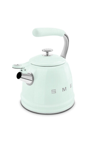 50's Style Pastel Yeşil Set Üstü Düdüklü Kettle 2.3 Lt - Pastel Yeşil - 12