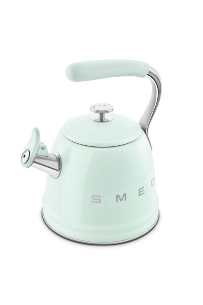 50's Style Pastel Yeşil Set Üstü Düdüklü Kettle 2.3 Lt - Pastel Yeşil - 13