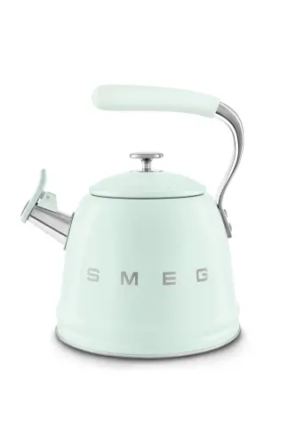 50's Style Pastel Yeşil Set Üstü Düdüklü Kettle 2.3 Lt - Pastel Yeşil - 3