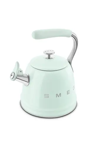 50's Style Pastel Yeşil Set Üstü Düdüklü Kettle 2.3 Lt - Pastel Yeşil - 7