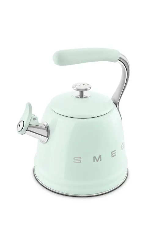 50's Style Pastel Yeşil Set Üstü Düdüklü Kettle 2.3 Lt - Pastel Yeşil - 7