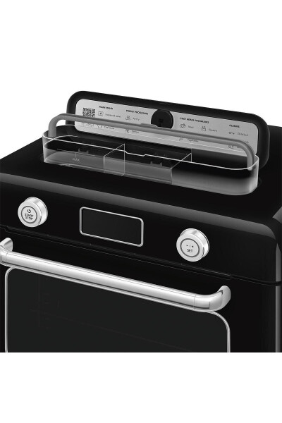 50’s Style Siyah Retro Buharlı Mini Fırın-Siyah - SMEG