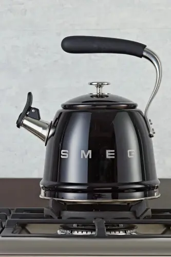 50's Style Siyah Set Üstü Islıklı Kettle 2.3 Lt - 1