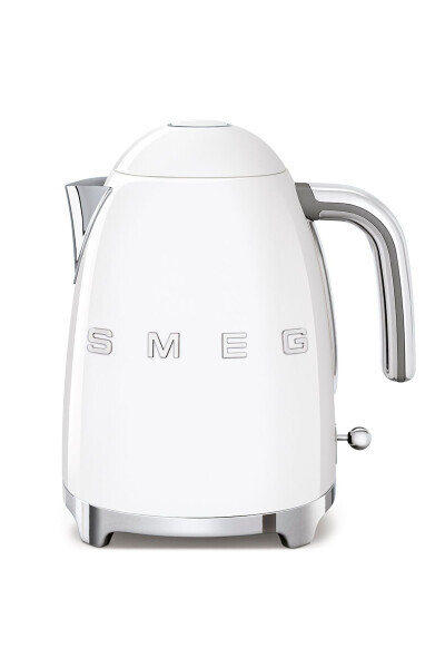 50's Style Beyaz Kettle - 1x2 Ekmek Kızartma Makinesi Ve Filtre Kahve Makine Seti - Beyaz - 5