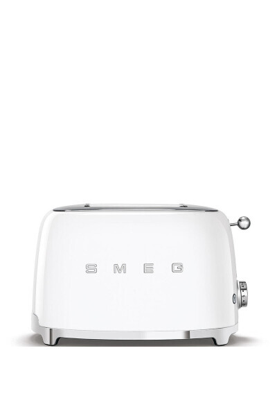 50's Style Beyaz Kettle - 1x2 Ekmek Kızartma Makinesi Ve Filtre Kahve Makine Seti - Beyaz - 7