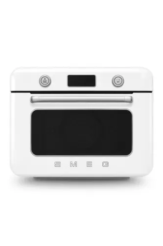 Cof01wheu Retro Serisi Solo Tezgah Üstü Kombi Buharlı Fırın Beyaz-Beyaz - SMEG (1)