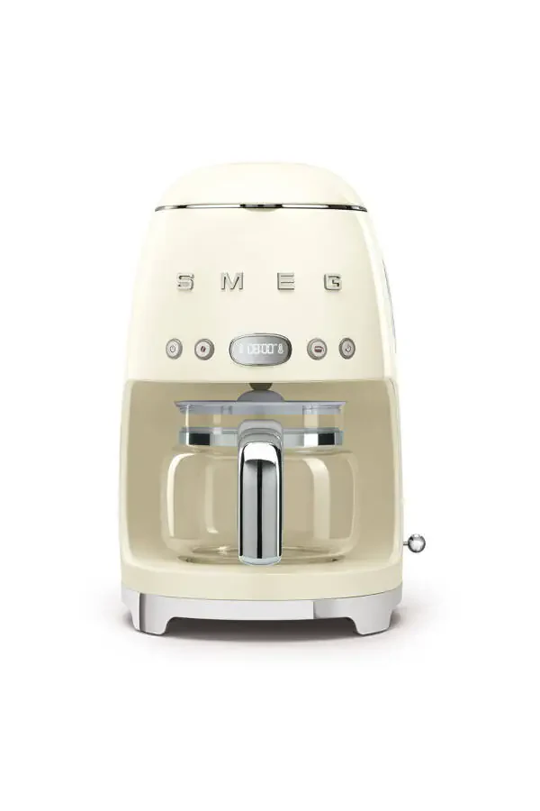 50's Style Cream Kettle - 1x2 Toaster & Filter Coffee Machine Set - 2