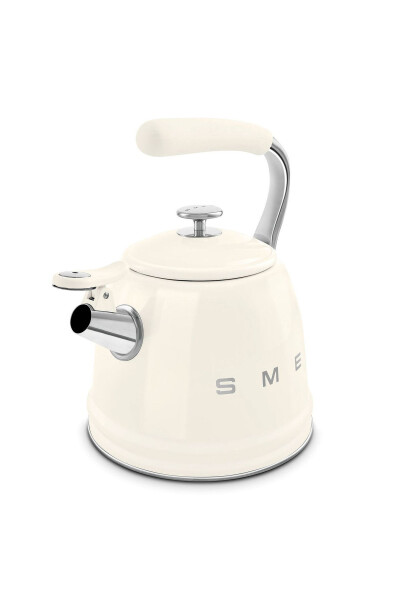 50s Style Cream Stovetop Pressure Cooker 2.3 Lt - 4