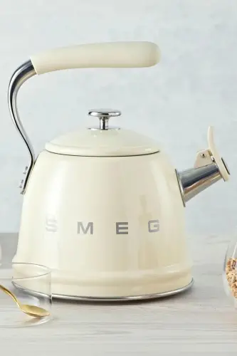 50s Style Cream Stovetop Pressure Cooker 2.3 Lt - 3