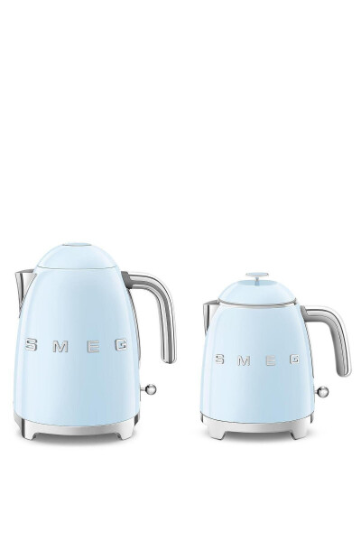 50's Style Klf05pbeu Retro 0.8 Lt Mini Kettle Pastel Blue - 2