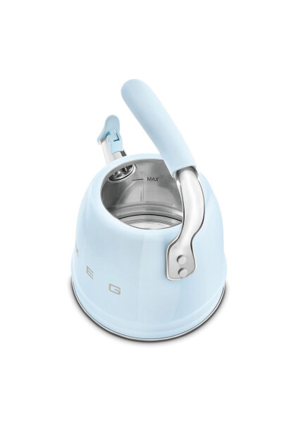 50's Style Pastel Blue Stovetop Whistling Kettle 2.3 Lt - 21