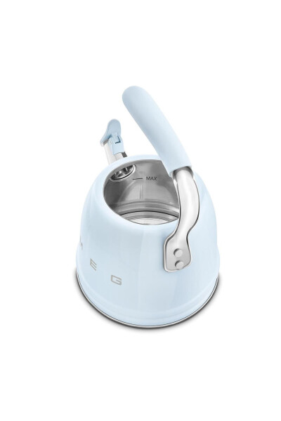 50's Style Pastel Blue Stovetop Whistling Kettle 2.3 Lt - 13