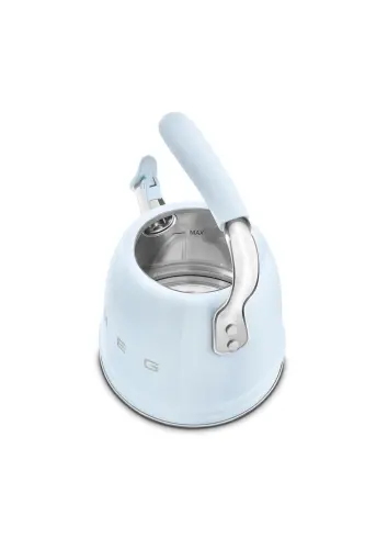 50's Style Pastel Blue Stovetop Whistling Kettle 2.3 Lt - 7