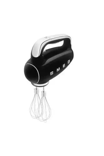 50's Style Retro Hmf01bleu Black Hand Mixer - 7