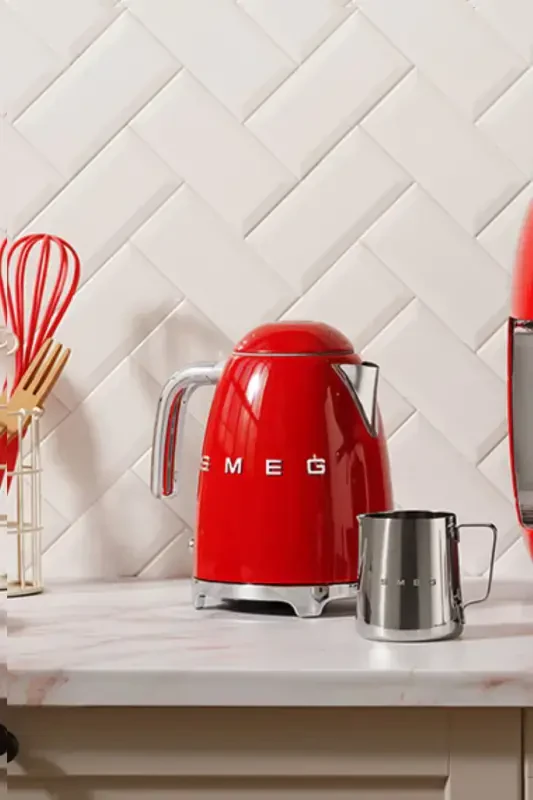 50'S Style Retro Su Isıtıcı Qizil Klf03rdeu-Aralash - SMEG