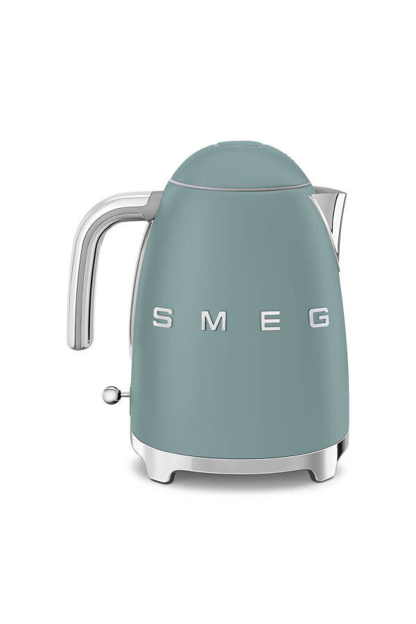 50s Style Special Edition Matte Emerald Green Kettle and 1x2 Slice Toaster Set - 3