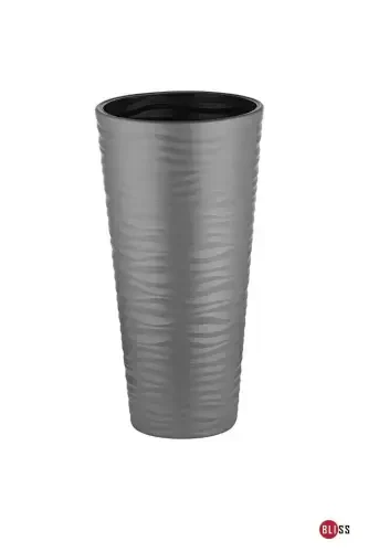 51 Lt Dekorativ Ko'p Maqsadli Qumli Vaza Guldasta & Soyabon (Ichliksiz)-Kulrang - 1