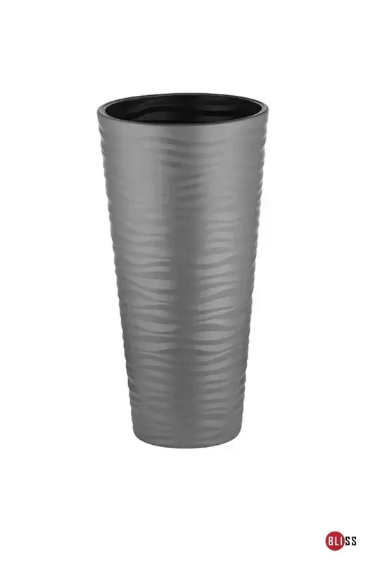 51 Lt Dekorativ Ko'p Maqsadli Qumli Vaza Guldasta & Soyabon (Ichliksiz)-Kulrang - BLISS