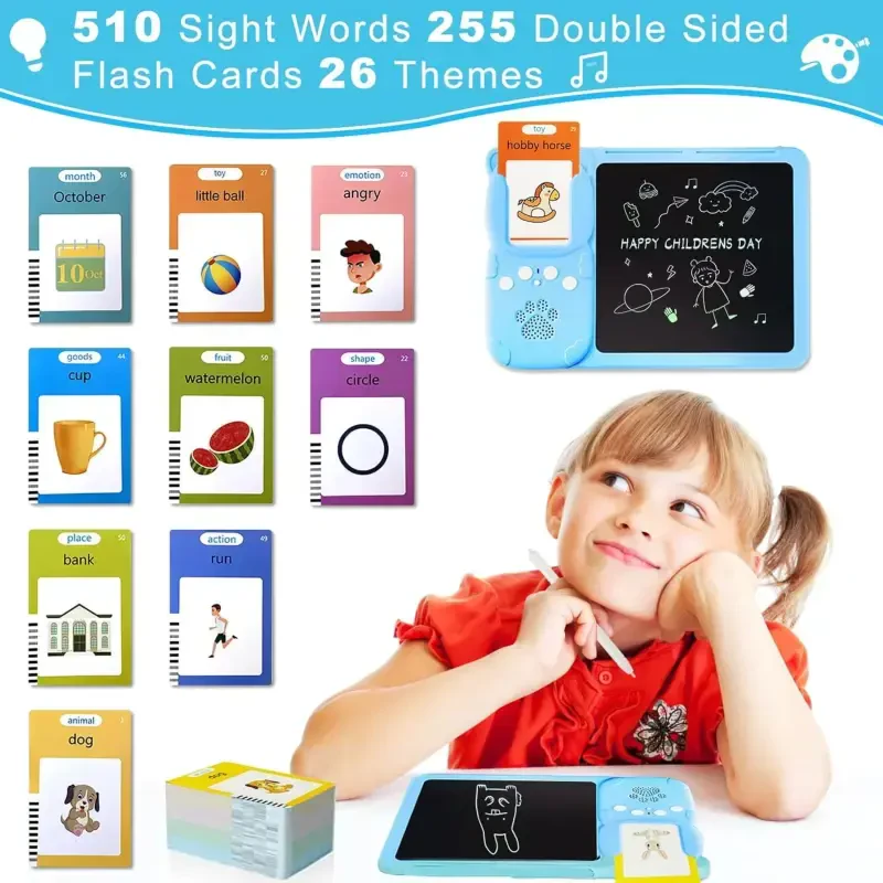 510 Words Talking Flash Cards Learning Toys - 2