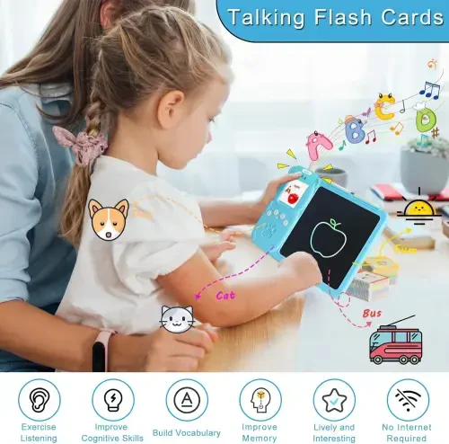 510 Words Talking Flash Cards Learning Toys - 4