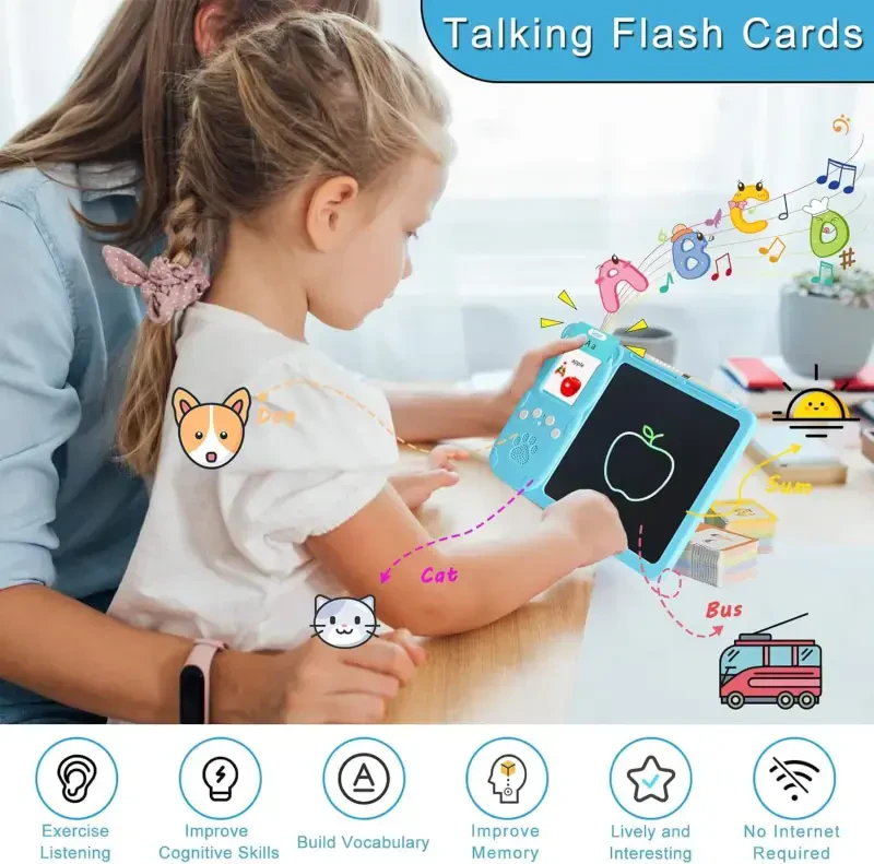 510 Words Talking Flash Cards Learning Toys - 4