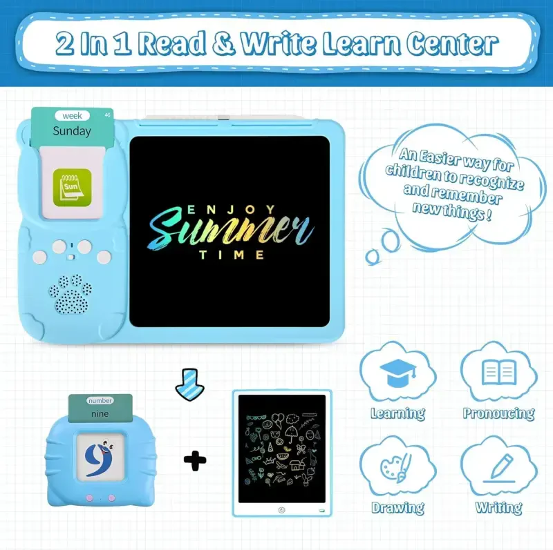 510 Words Talking Flash Cards Learning Toys - 5