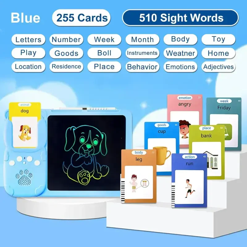 510 Words Talking Flash Cards Learning Toys - 8