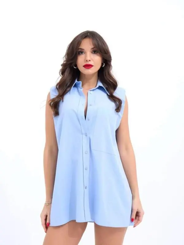 5210 SHIRT-BLUE - BÜYÜKBEDENIZ