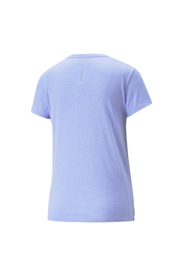 52316828 Run Favorıte Heather Tee W Mor Kadın Bisiklet Yaka Regular Fit T-shirt - 7