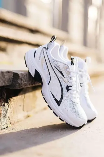 530 Unisex Sports Shoes Unisex Sneaker Shoes PMR530 WHITE-BLK-White - 2