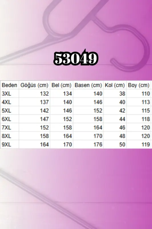 53049 Büyük Beden Keçe Kalın Manşetli Kaban - Mor - 2