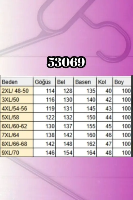 53069 Katta o'lchamdagi yelkasi toshli trikotaj tunik - Qahva - 2