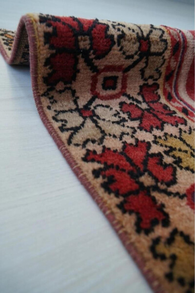 53x53 sm Qo'lda To'qilgan Kichik Eshik Oldidagi Gilam A'lo Holatda - DESIGNEV (1)