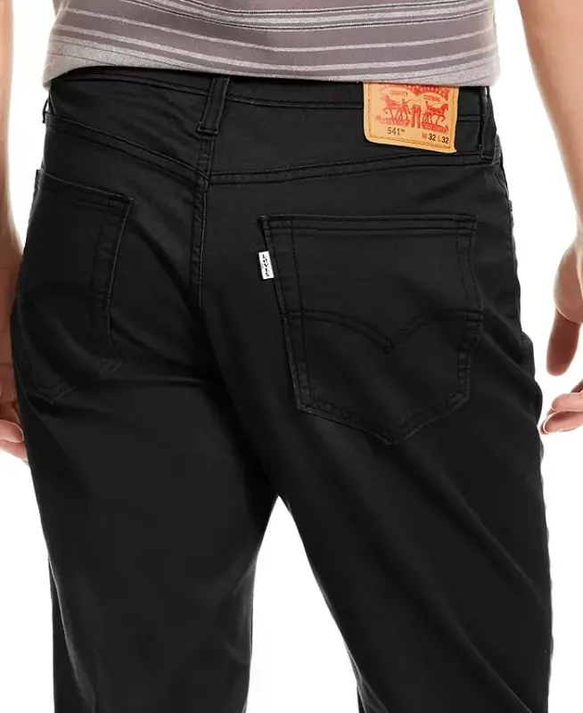 541™ Men's Athletic Fit All Season Tech Jeans - Mineral Black - 6