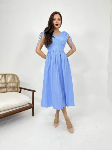 5486 DRESS-DALLAS STRIPED - BÜYÜKBEDENIZ (1)