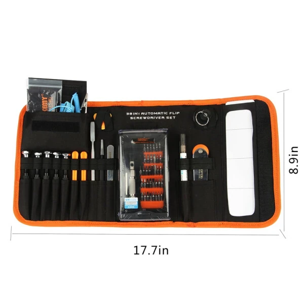 54 IN 1 Professional Repair Screwdriver Tool Kit Box Set with Electrician tool bag DIY repair tool kit - KIPLINK
