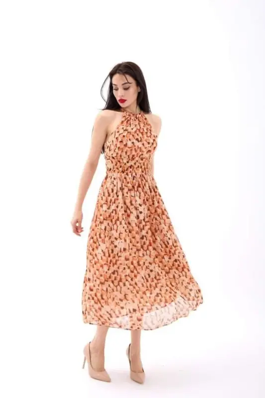 5519 DRESS-ORANGE - 1