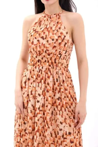 5519 DRESS-ORANGE - 2