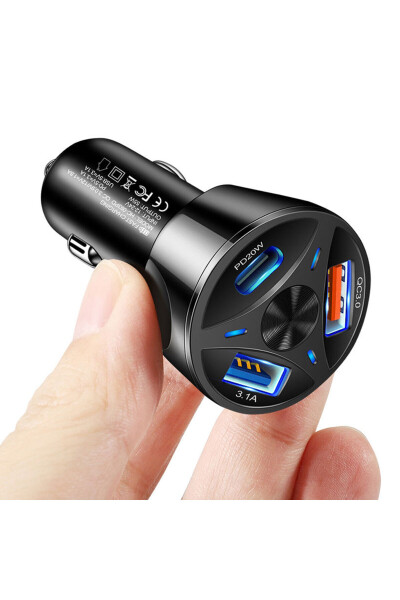 55W PD Q.C 3.0 Fast Car Charger Adapter Compatible with iPhone 7/8/8Plus/X/Xs/XsMax/11/12/13/14 Pro Max - 6