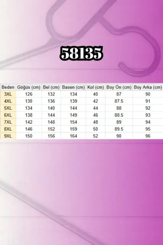 58135 Katta hajmli kapüşonli yarim petli modal tunik - Qora - 2