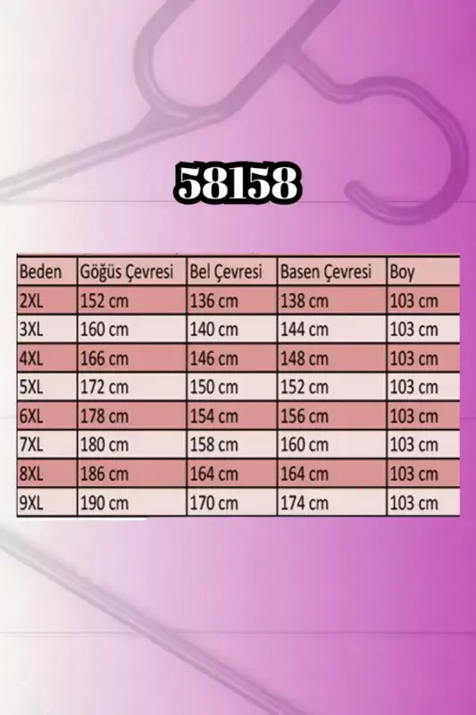 58158 Большой Размер Шарф Модель Мир Туника - Черный - 2