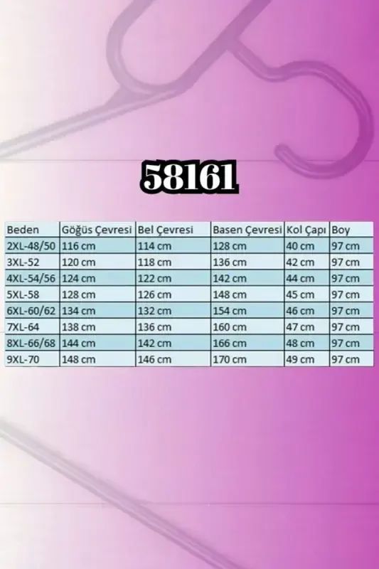 58161 Büyük Beden Basic Modal Tunik - Siyah - 2