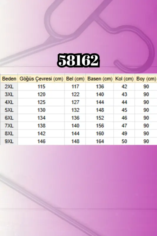 58162 Katta hajmdagi bezakli modal tunik - Bej - 2